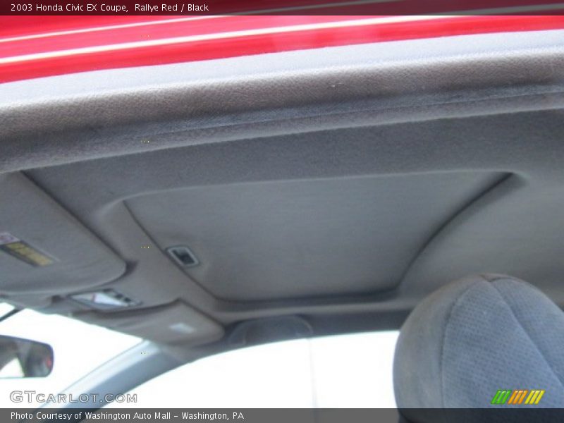 Rallye Red / Black 2003 Honda Civic EX Coupe