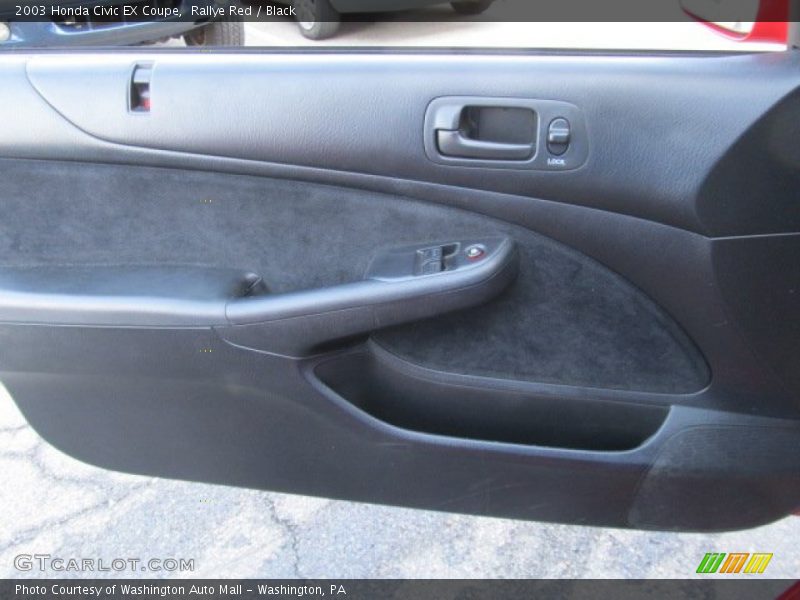 Rallye Red / Black 2003 Honda Civic EX Coupe