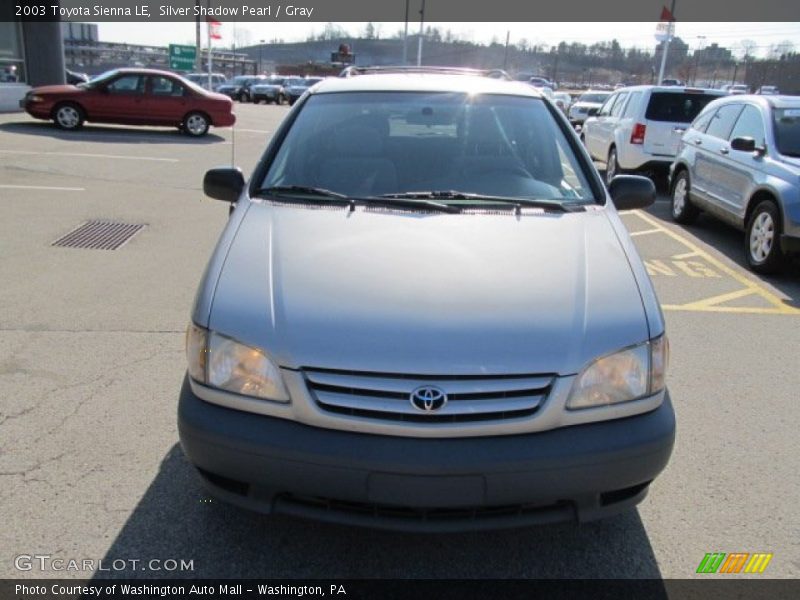 Silver Shadow Pearl / Gray 2003 Toyota Sienna LE