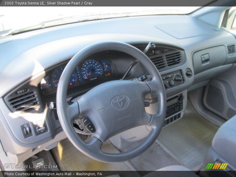 Silver Shadow Pearl / Gray 2003 Toyota Sienna LE