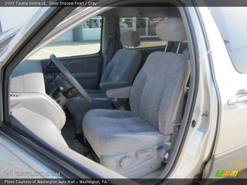 Silver Shadow Pearl / Gray 2003 Toyota Sienna LE