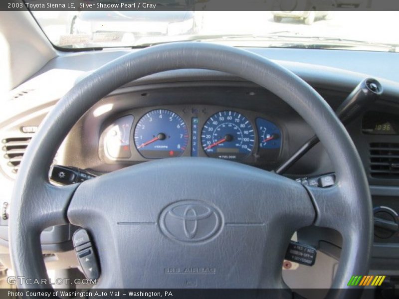 Silver Shadow Pearl / Gray 2003 Toyota Sienna LE