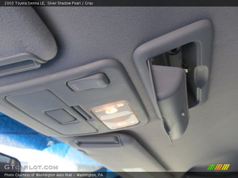 Silver Shadow Pearl / Gray 2003 Toyota Sienna LE