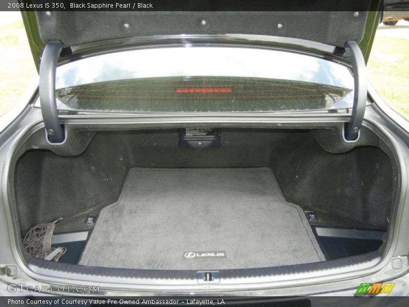 Black Sapphire Pearl / Black 2008 Lexus IS 350