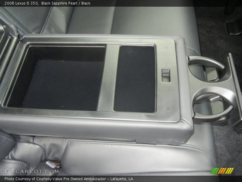Black Sapphire Pearl / Black 2008 Lexus IS 350