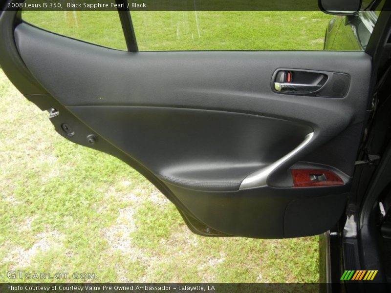 Black Sapphire Pearl / Black 2008 Lexus IS 350