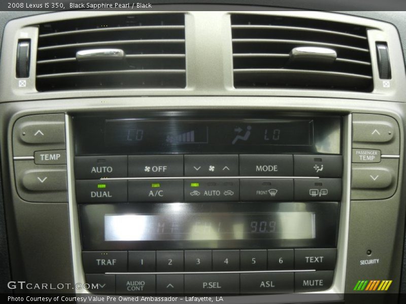 Black Sapphire Pearl / Black 2008 Lexus IS 350
