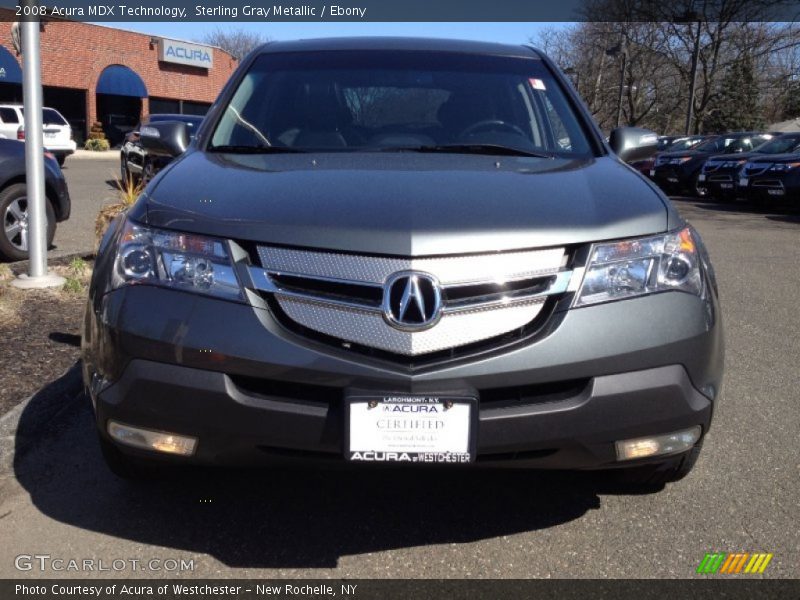 Sterling Gray Metallic / Ebony 2008 Acura MDX Technology