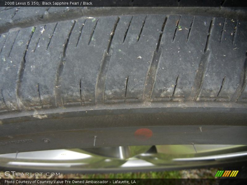 Black Sapphire Pearl / Black 2008 Lexus IS 350