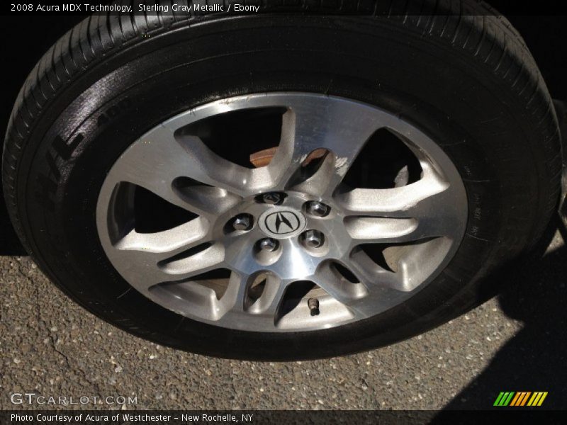 Sterling Gray Metallic / Ebony 2008 Acura MDX Technology