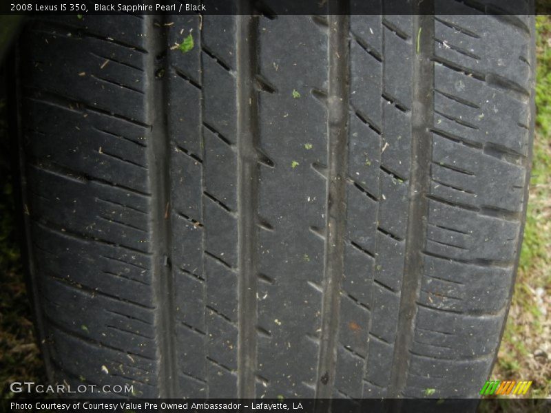 Black Sapphire Pearl / Black 2008 Lexus IS 350
