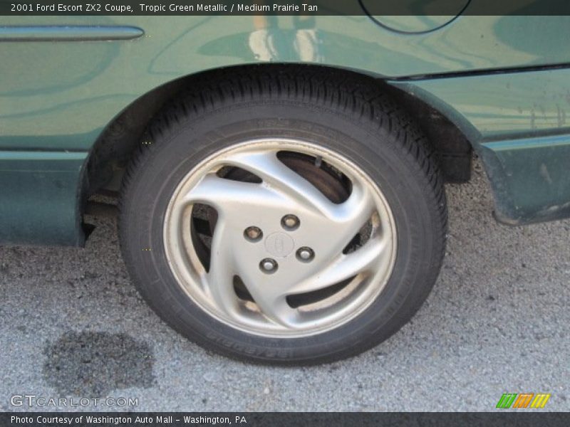 Tropic Green Metallic / Medium Prairie Tan 2001 Ford Escort ZX2 Coupe