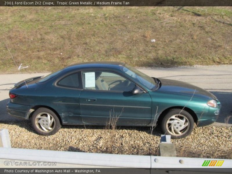 Tropic Green Metallic / Medium Prairie Tan 2001 Ford Escort ZX2 Coupe