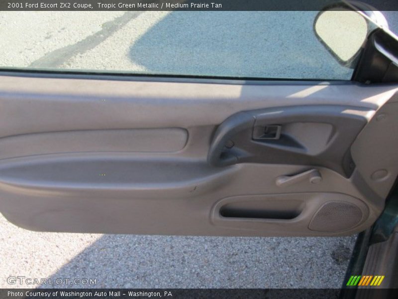 Tropic Green Metallic / Medium Prairie Tan 2001 Ford Escort ZX2 Coupe