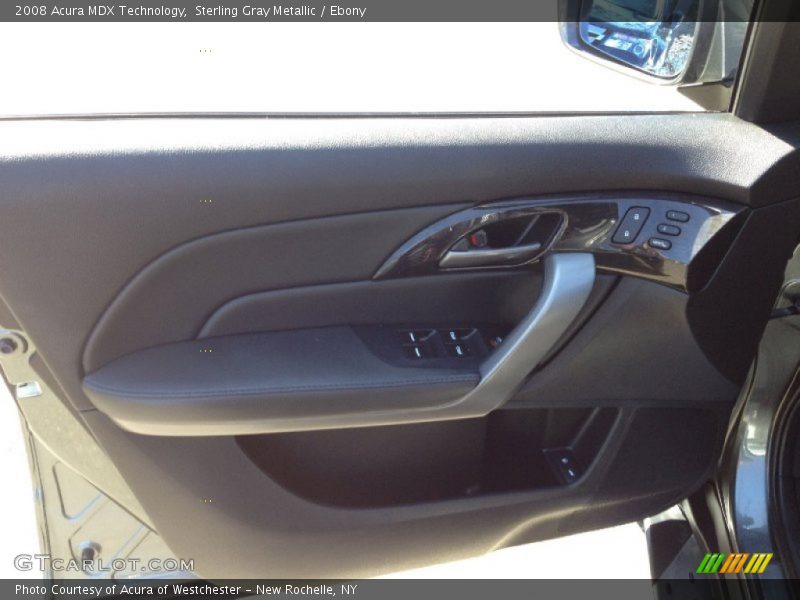 Sterling Gray Metallic / Ebony 2008 Acura MDX Technology