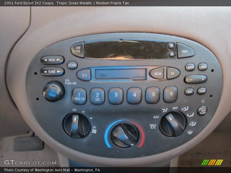 Tropic Green Metallic / Medium Prairie Tan 2001 Ford Escort ZX2 Coupe