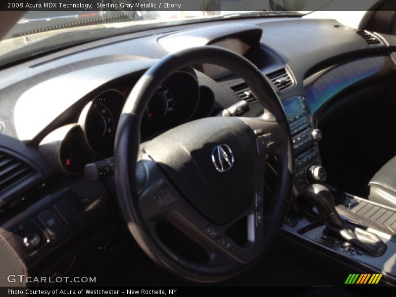Sterling Gray Metallic / Ebony 2008 Acura MDX Technology