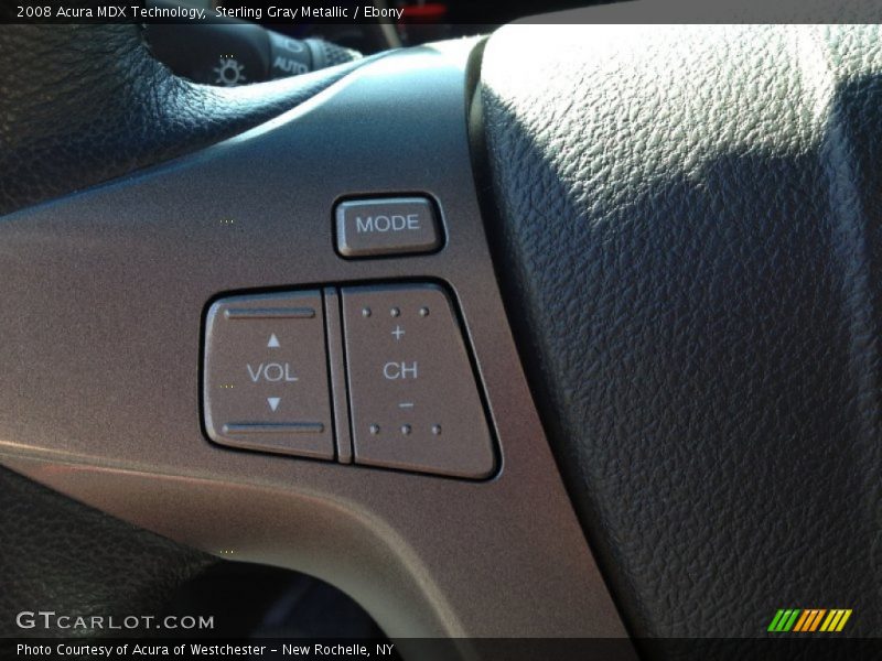 Sterling Gray Metallic / Ebony 2008 Acura MDX Technology