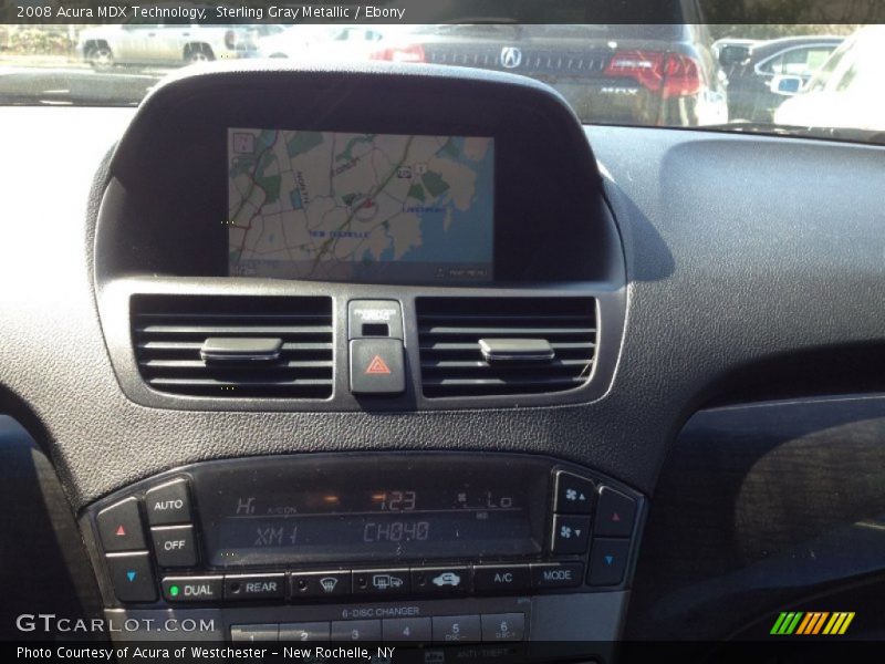 Sterling Gray Metallic / Ebony 2008 Acura MDX Technology