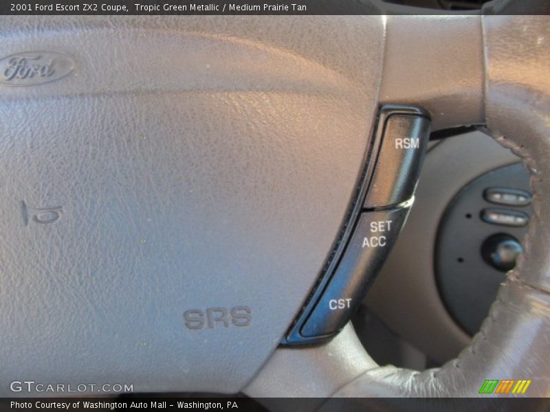 Tropic Green Metallic / Medium Prairie Tan 2001 Ford Escort ZX2 Coupe