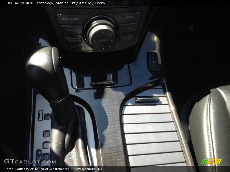 Sterling Gray Metallic / Ebony 2008 Acura MDX Technology
