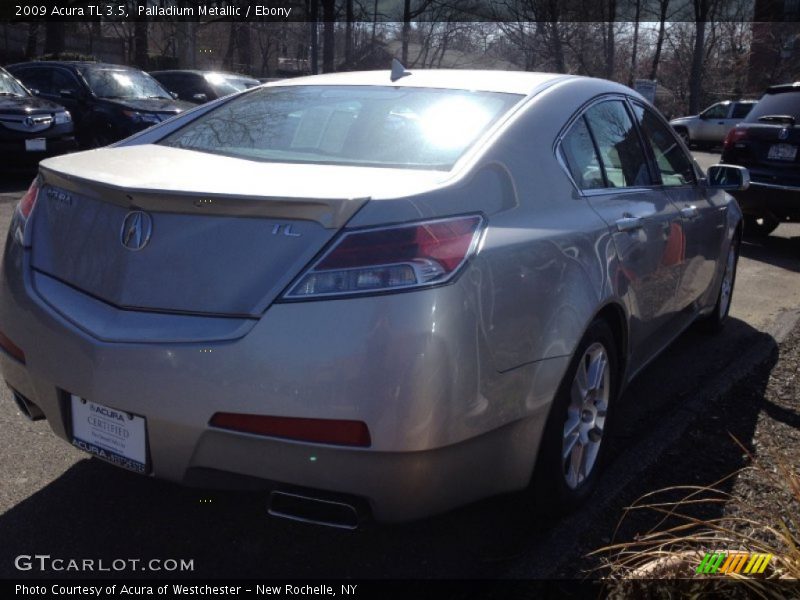 Palladium Metallic / Ebony 2009 Acura TL 3.5