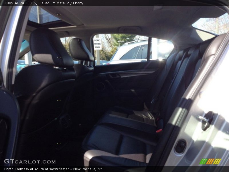 Palladium Metallic / Ebony 2009 Acura TL 3.5