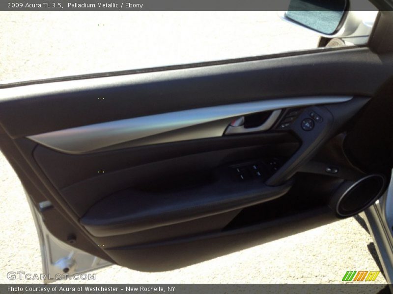 Palladium Metallic / Ebony 2009 Acura TL 3.5