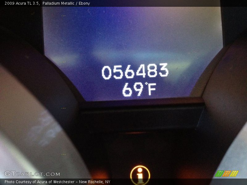 Palladium Metallic / Ebony 2009 Acura TL 3.5