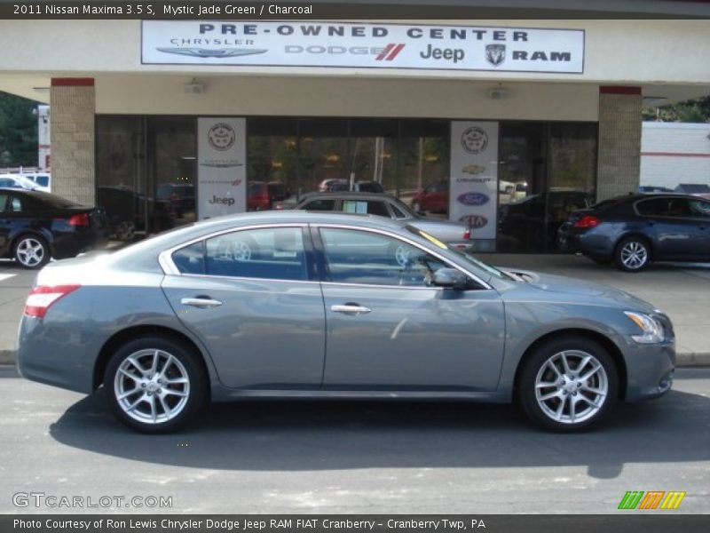 Mystic Jade Green / Charcoal 2011 Nissan Maxima 3.5 S
