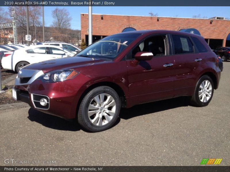 Basque Red Pearl / Ebony 2010 Acura RDX SH-AWD Technology