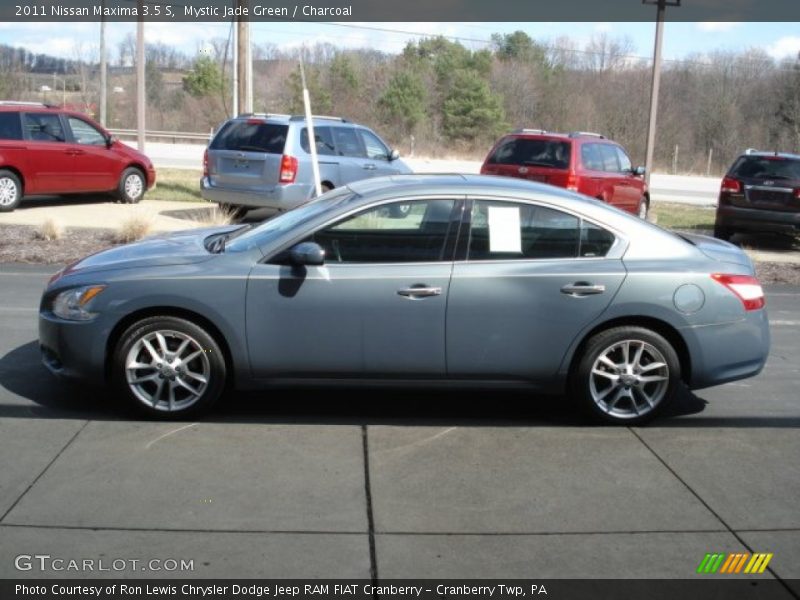 Mystic Jade Green / Charcoal 2011 Nissan Maxima 3.5 S