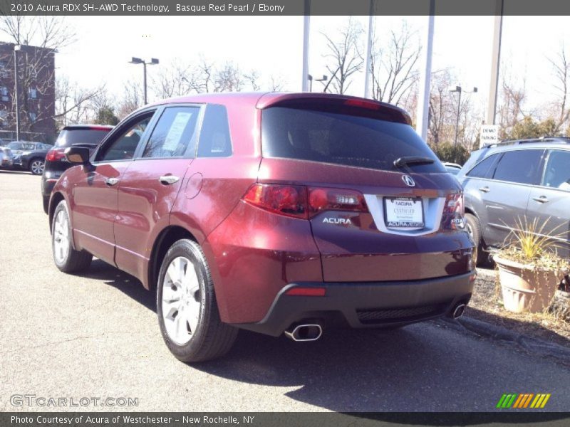 Basque Red Pearl / Ebony 2010 Acura RDX SH-AWD Technology
