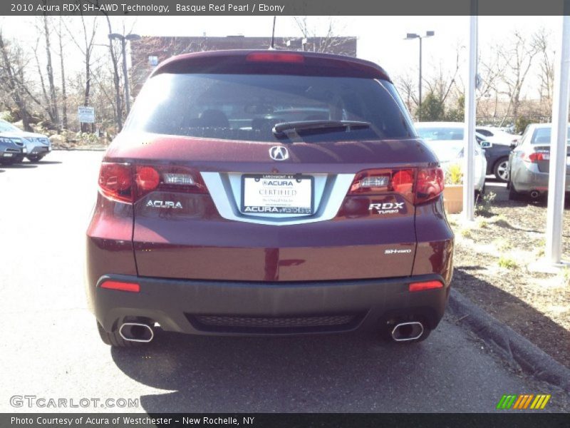 Basque Red Pearl / Ebony 2010 Acura RDX SH-AWD Technology
