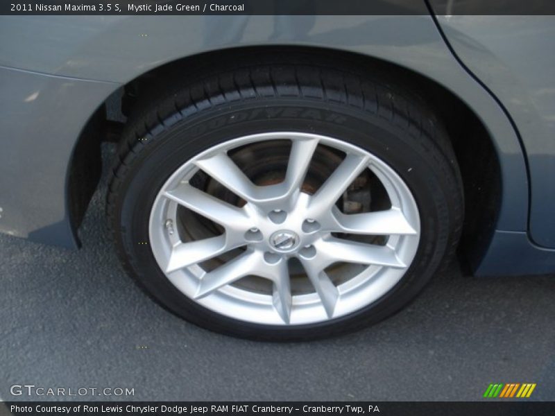 Mystic Jade Green / Charcoal 2011 Nissan Maxima 3.5 S