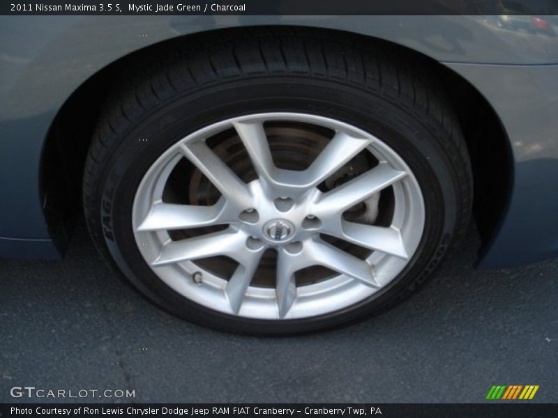 Mystic Jade Green / Charcoal 2011 Nissan Maxima 3.5 S