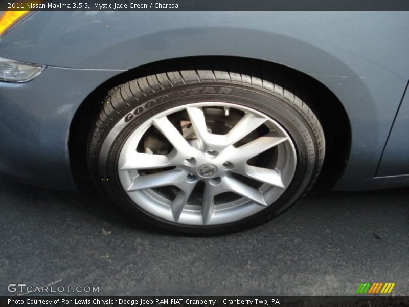 Mystic Jade Green / Charcoal 2011 Nissan Maxima 3.5 S