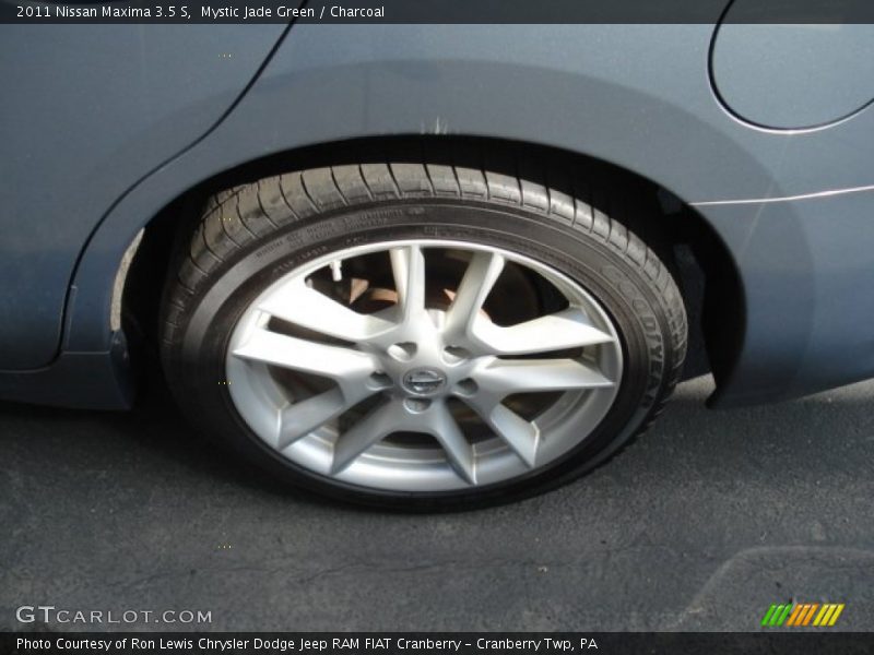 Mystic Jade Green / Charcoal 2011 Nissan Maxima 3.5 S