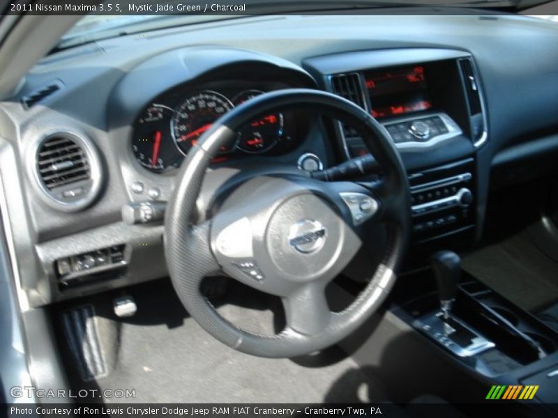Mystic Jade Green / Charcoal 2011 Nissan Maxima 3.5 S