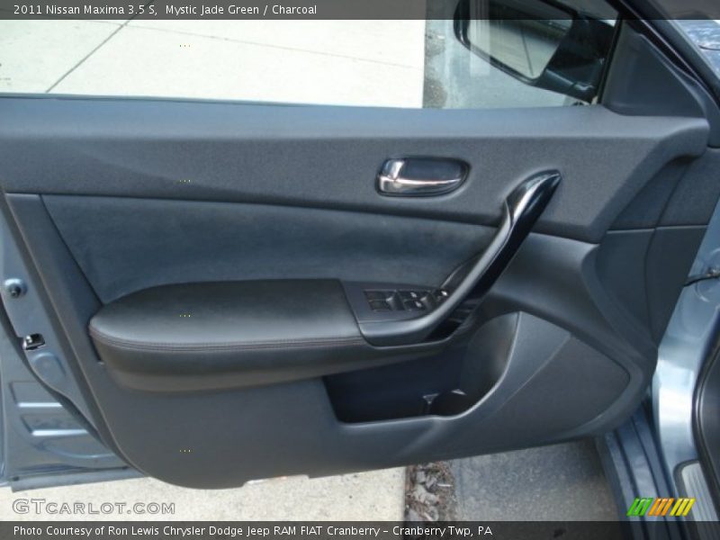 Mystic Jade Green / Charcoal 2011 Nissan Maxima 3.5 S