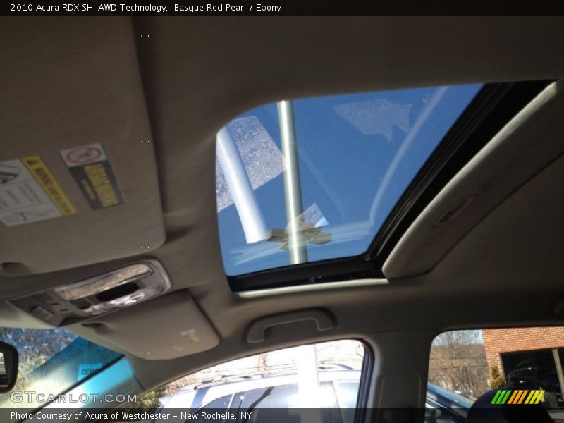 Basque Red Pearl / Ebony 2010 Acura RDX SH-AWD Technology