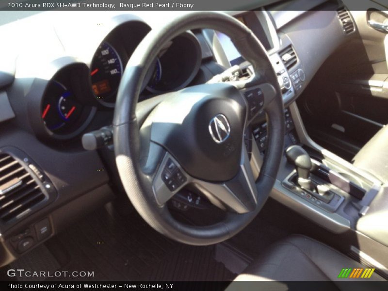 Basque Red Pearl / Ebony 2010 Acura RDX SH-AWD Technology