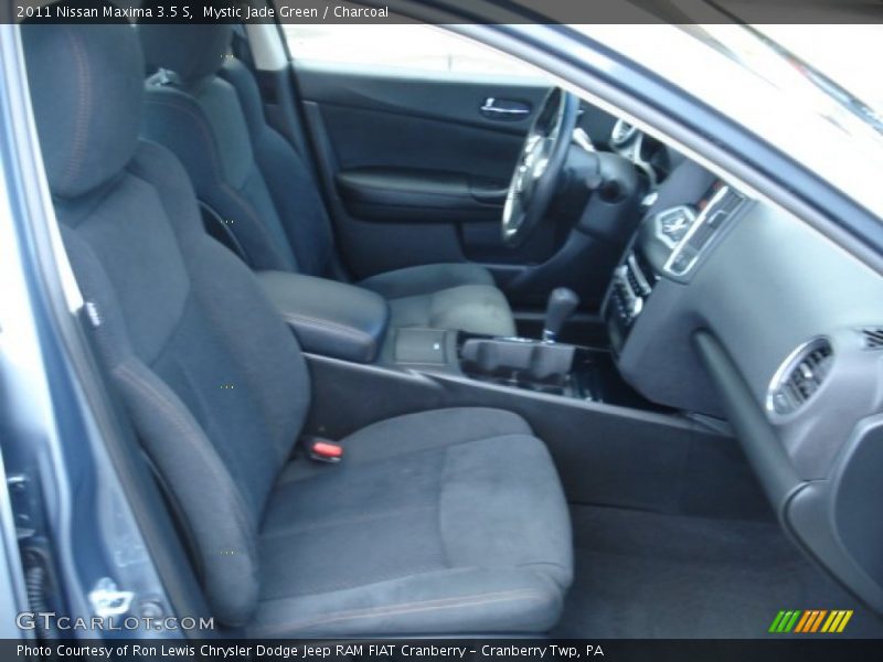 Mystic Jade Green / Charcoal 2011 Nissan Maxima 3.5 S