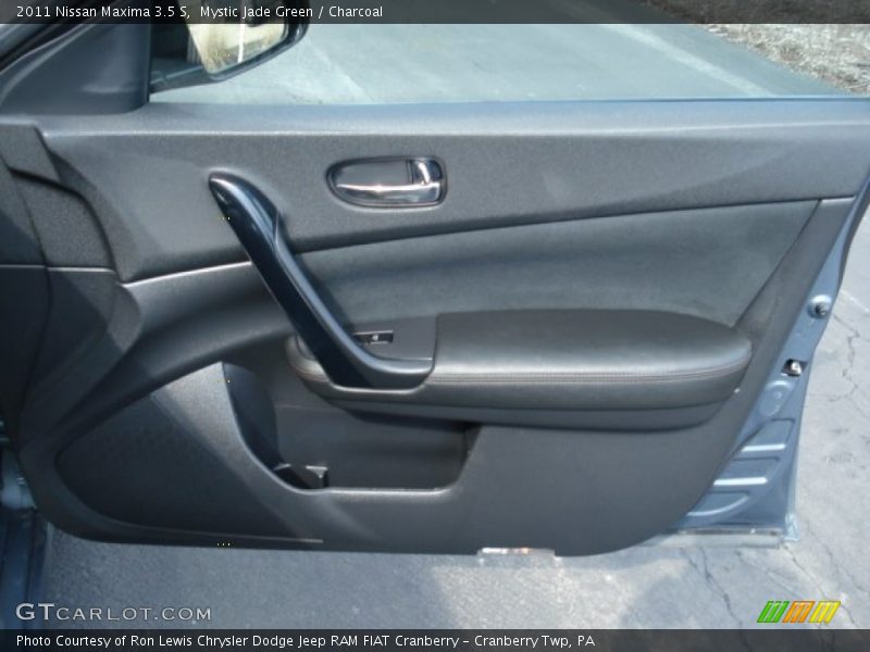Mystic Jade Green / Charcoal 2011 Nissan Maxima 3.5 S