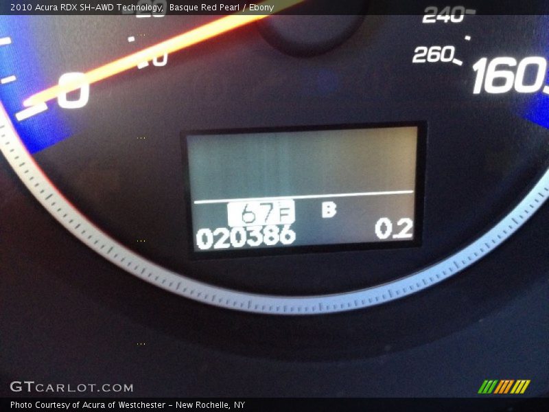 Basque Red Pearl / Ebony 2010 Acura RDX SH-AWD Technology