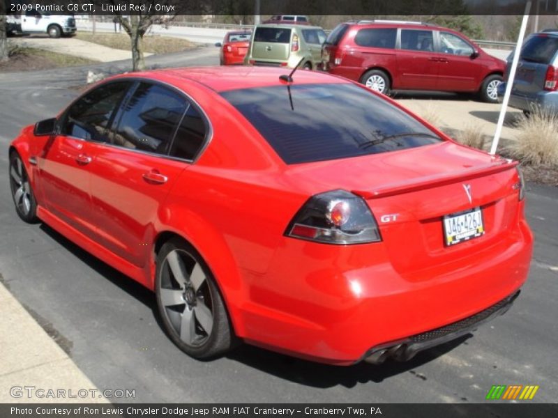 Liquid Red / Onyx 2009 Pontiac G8 GT