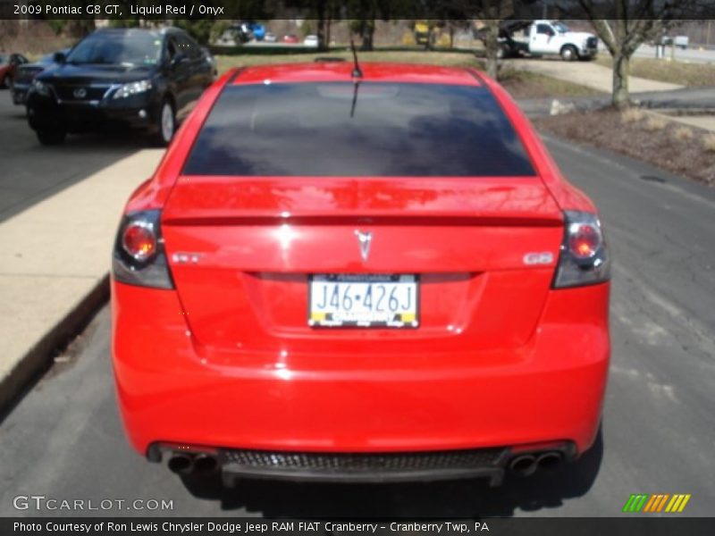 Liquid Red / Onyx 2009 Pontiac G8 GT