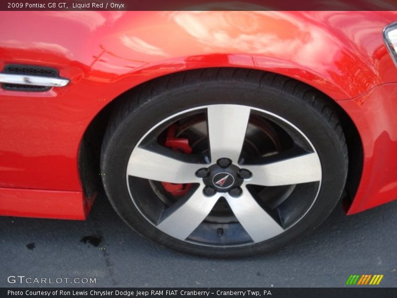 Liquid Red / Onyx 2009 Pontiac G8 GT
