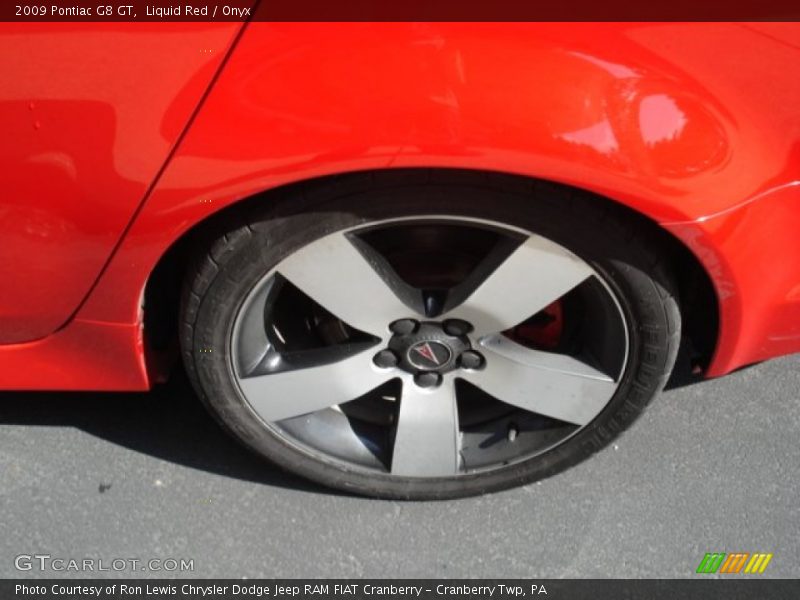 Liquid Red / Onyx 2009 Pontiac G8 GT