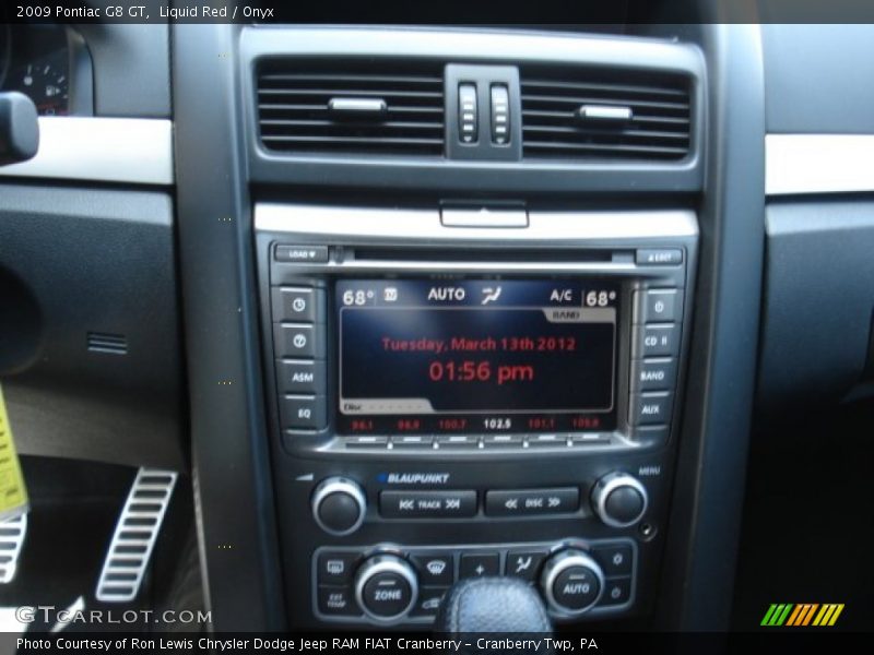 Liquid Red / Onyx 2009 Pontiac G8 GT
